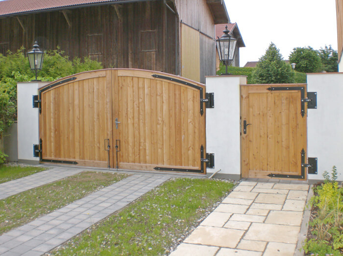 Hoftore Einfahrtstore Gartentore ALLEMANN® GmbH Holz u